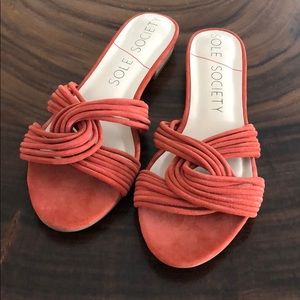 Sole Society Knotted Suede Sandal
